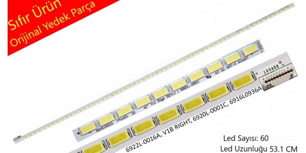 SUNNY SN042LD182VG2 Led bar, 6922L-0016A V1B RIGHT, Tv Ledleri